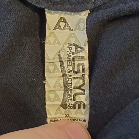 Alstyle Vintage LOST XL Dharma Initiative dark blue t-shirt ABC Studios - Picture 4 of 4